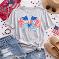 Double American Flag