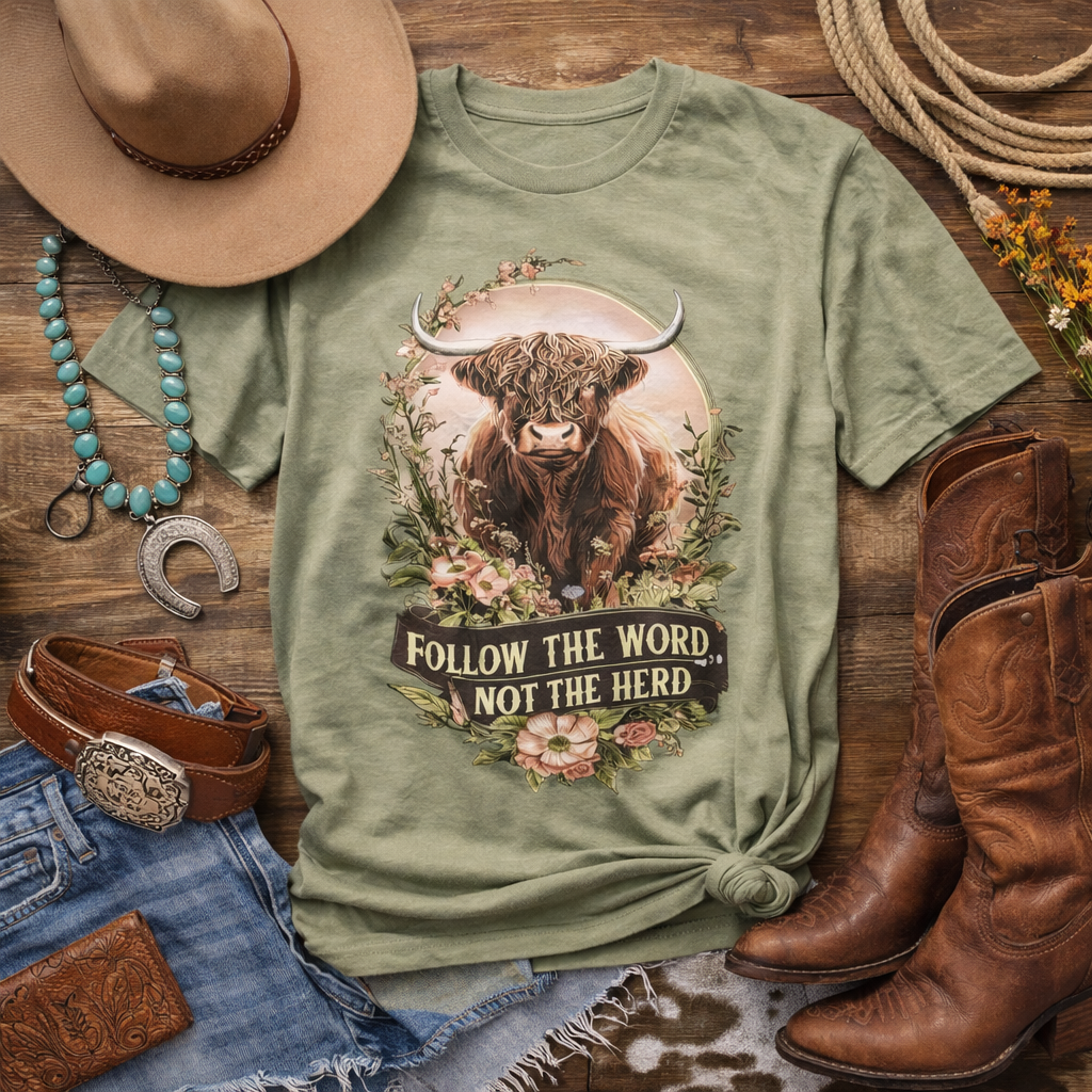 Follow the Word - Not the Herd Tee